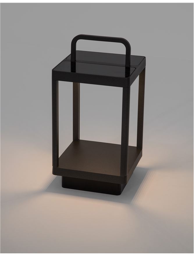 Veioză de exterior solară/USB Bali - Art. 9922360, Nova Luce, Negru