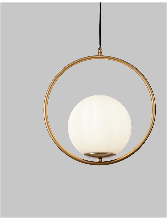 Suspensie de interior Obitar - Art. 9988169, Nova Luce, Auriu/Alb