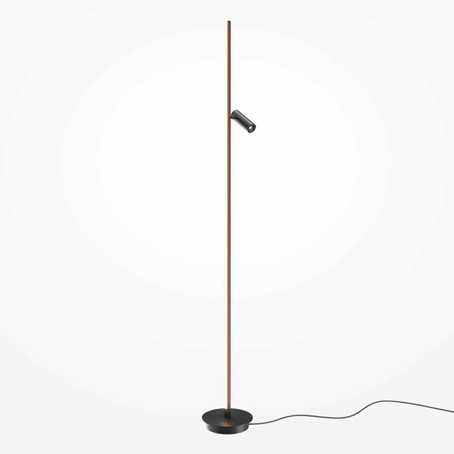 Lampadar de interior Thin - Art. MOD395FL-L28B3K, Maytoni, Negru