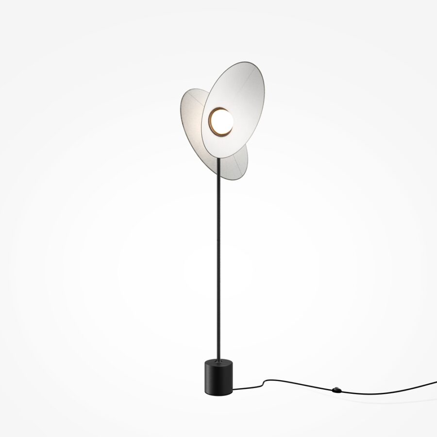 Lampadar de interior Evolution - Art. MOD396FL-L10W3K, Maytoni, Negru