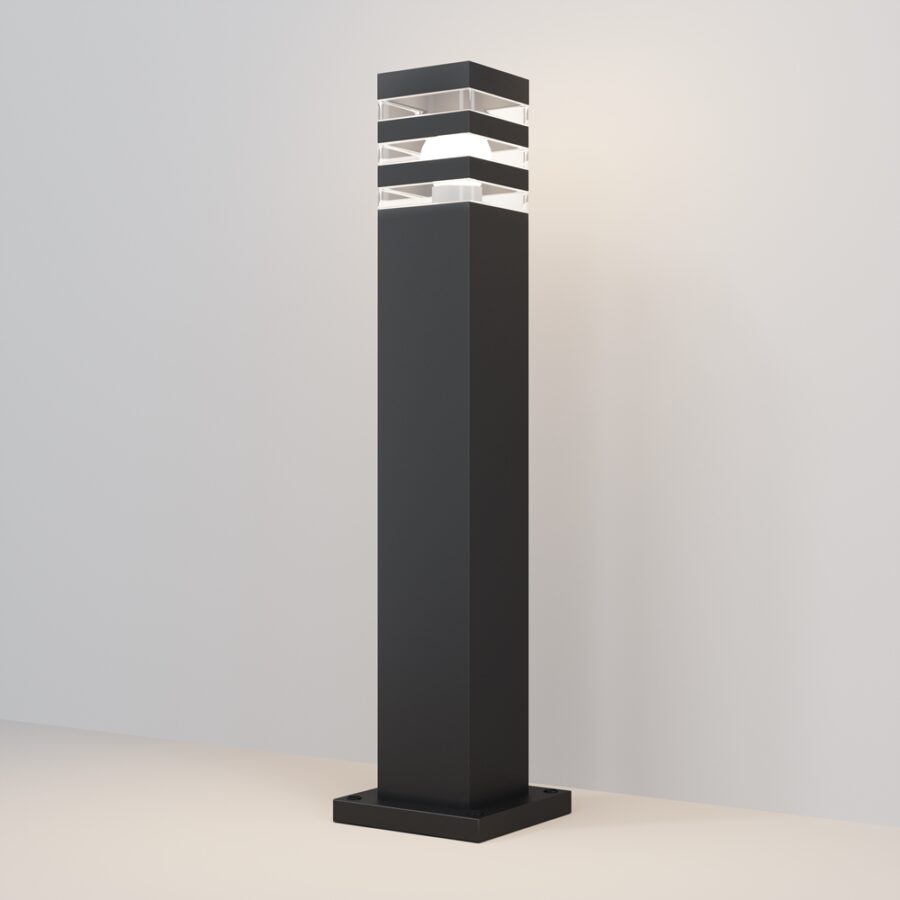 Stâlp de exterior Unter den Linden - Art. O578FL-01B, Maytoni, Negru