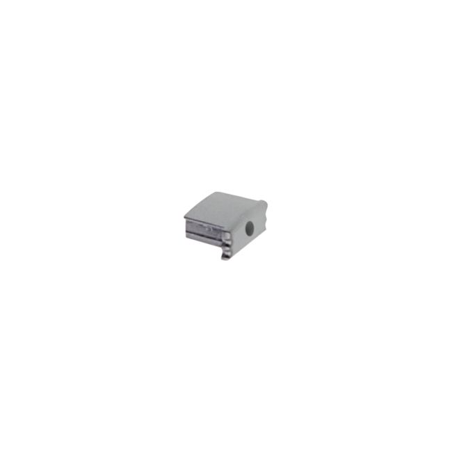 Element de capăt pentru profilul PRF004, cu gaură de acces a conductoarelor electrice