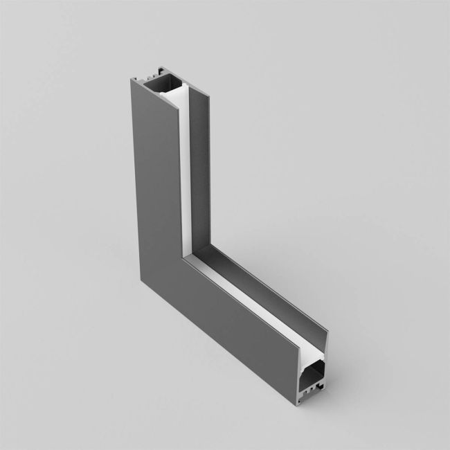 Element de structură pentru realizarea conexiunii pentru 2 profile PRF011, unghi intern, negru
