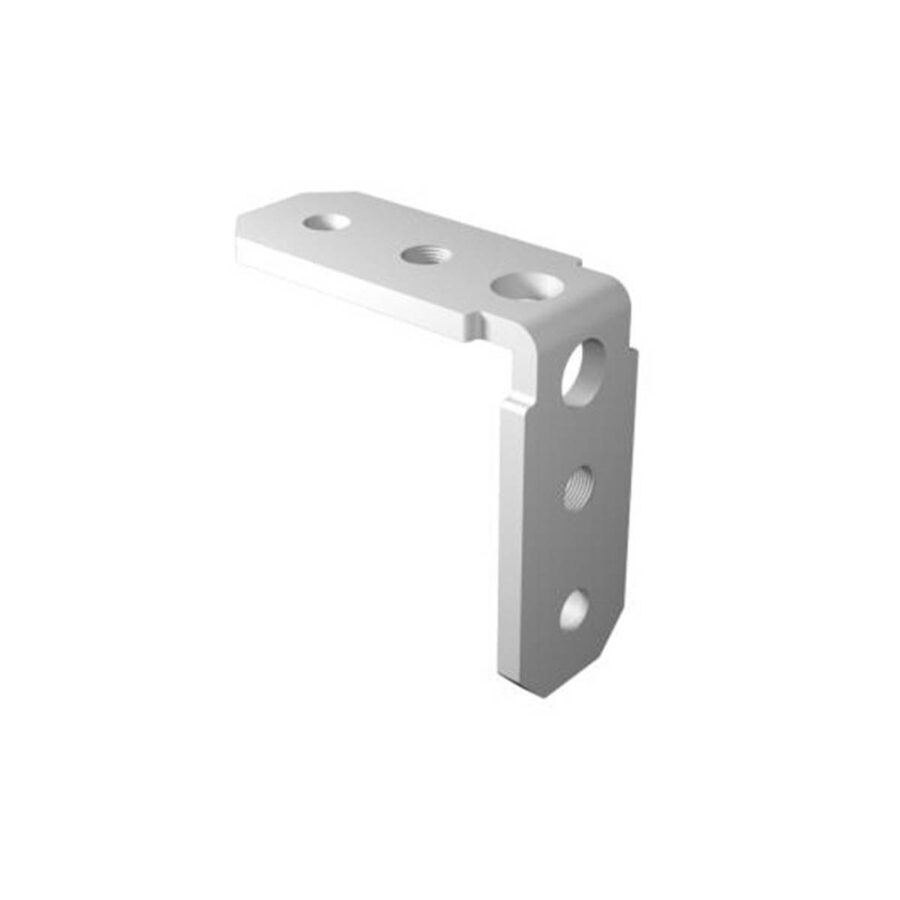 Accesoriu din oțel inoxidabil pentru conexiunea la 90°, în plane diferite, a două profile PRF040