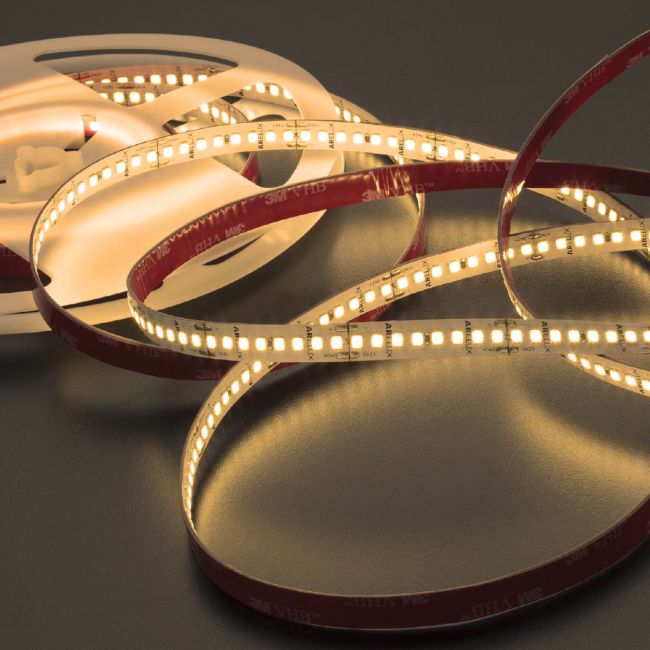 Bandă flexibilă LED XRIBO IP20 5m/rolă 18W/m 192LED/m 24V DC 2700K CRI.80 >115°