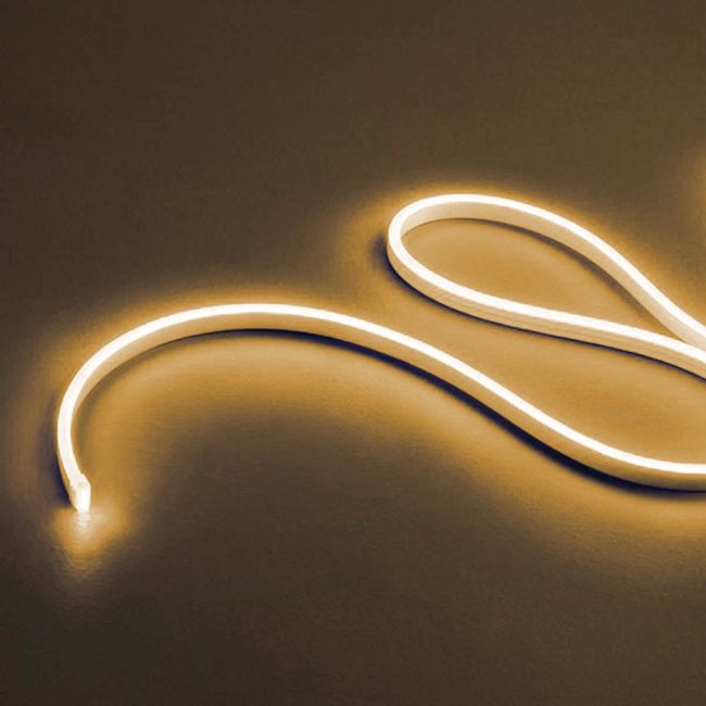 Bandă LED flexibilă XSNAKE 8W/m 120LED/m 24V DC AMBER IP67 120°