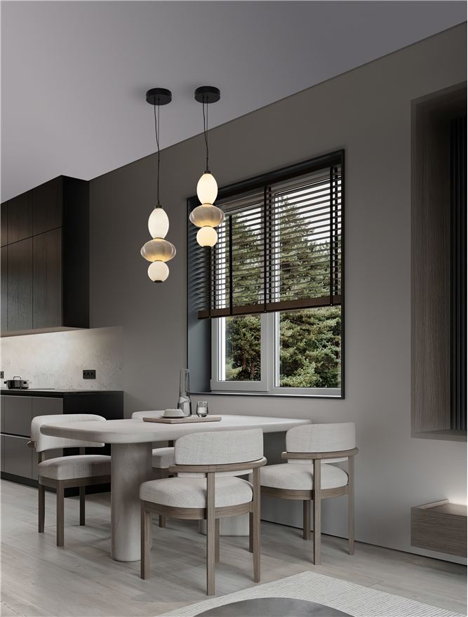 Suspensie interior Oneta - Art. 9009156, Nova Luce, Bej, Alb