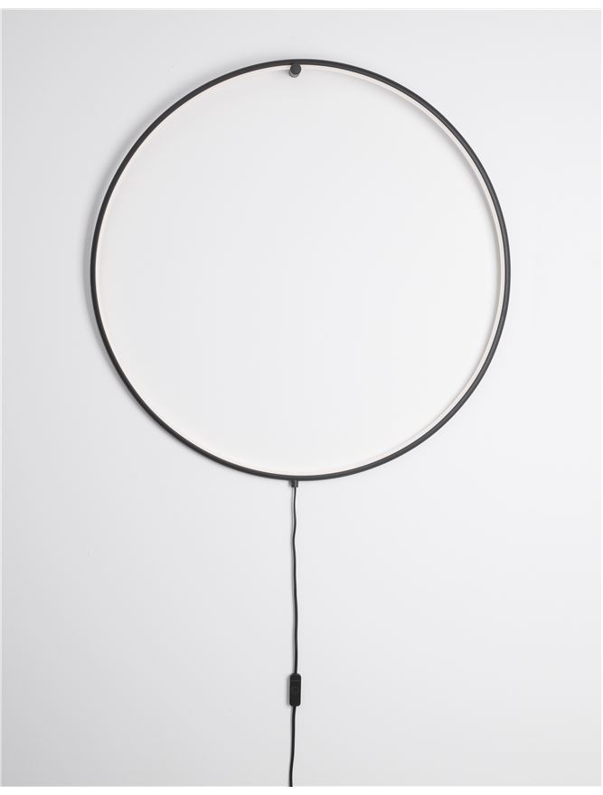Aplică de interior Ring - Art. 9108311, Nova Luce, Negru