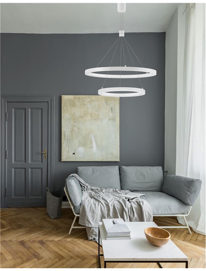 Suspensie de interior Empatia - Art. 9172760, Nova Luce, Alb