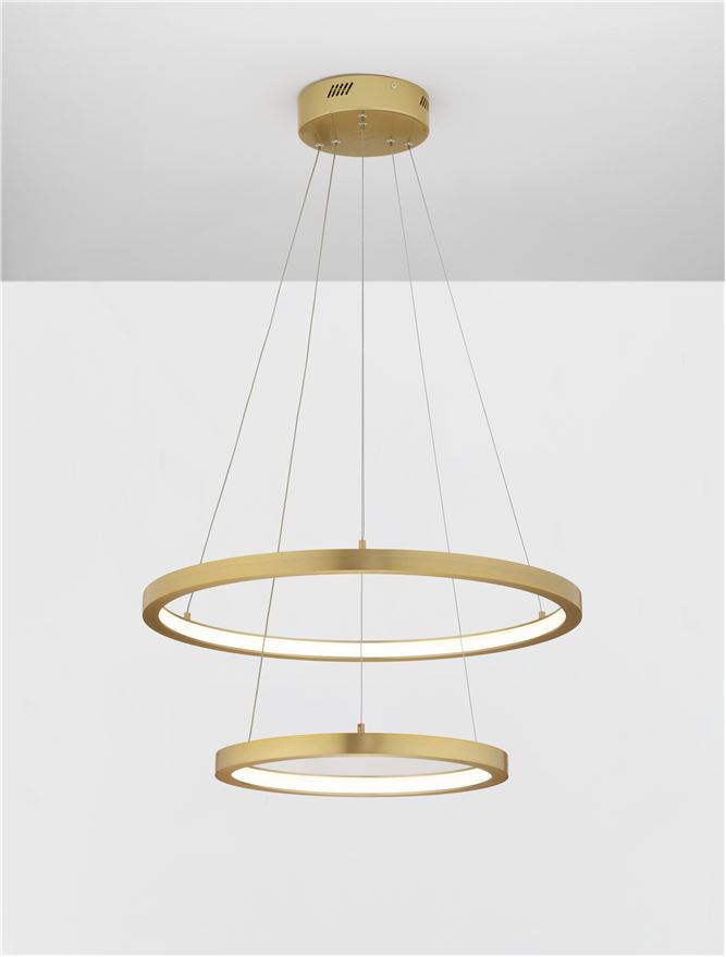 Suspensie de interior Empatia - Art. 9172866, Nova Luce, Auriu