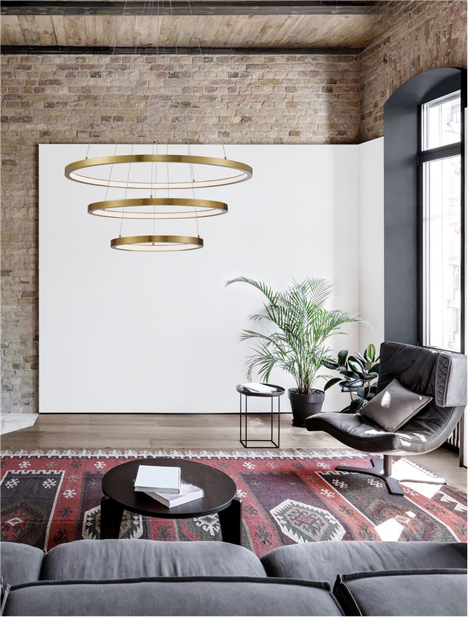Suspensie de interior Empatia - Art. 9172869, Nova Luce, Auriu
