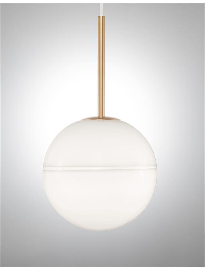 Suspensie interior Cantona - Art. 9960612, Nova Luce, Alb, Alamă