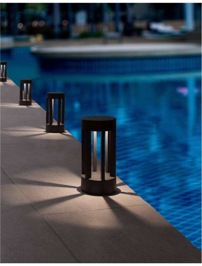 Stâlp de exterior Devora - Art. 826423, Nova Luce, Gri