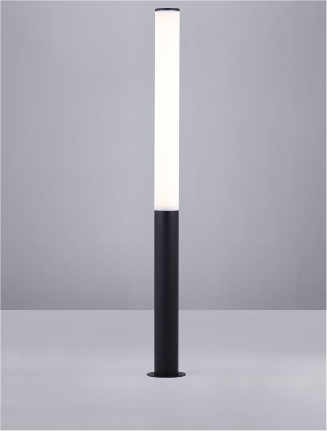 Stâlp de exterior Tube - Art. 9030806, Nova Luce, Negru