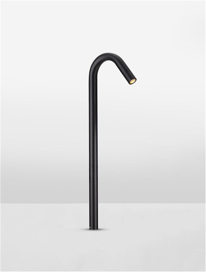Stâlp de exterior Gleam - Art. 9030846, Nova Luce, Negru