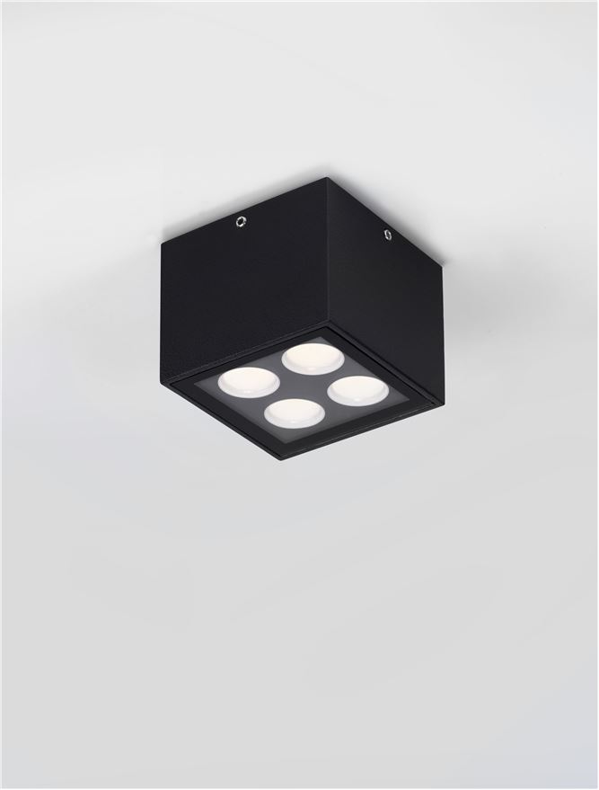 Plafonieră de exterior Simply - Art. 9030947, Nova Luce, Negru