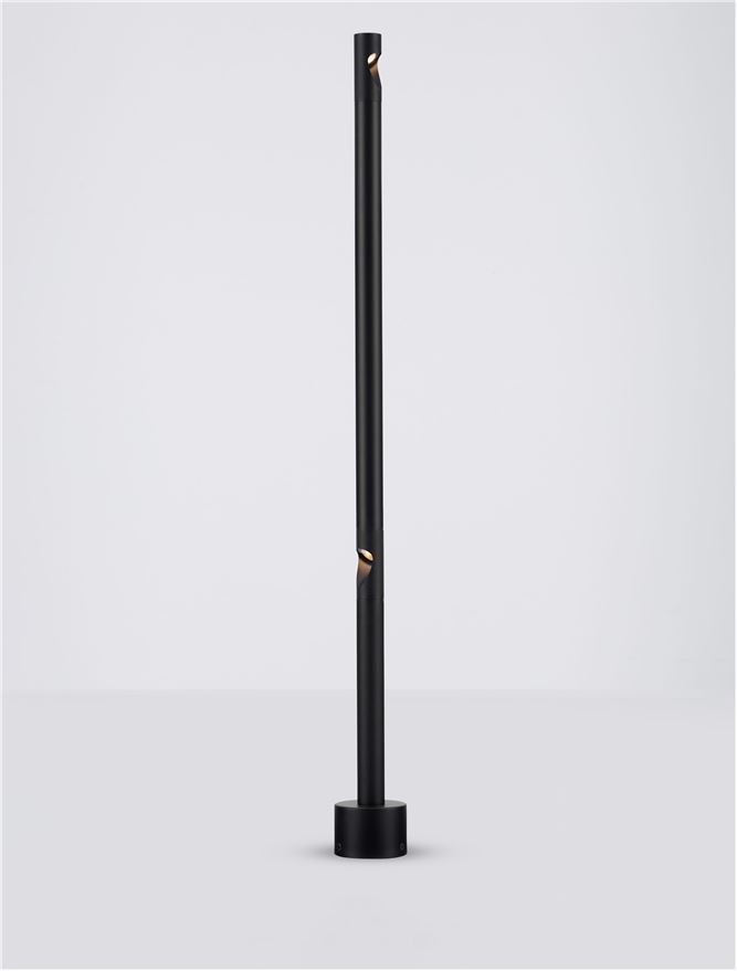 Stâlp de exterior Luxor - Art. 9060250, Nova Luce, Negru