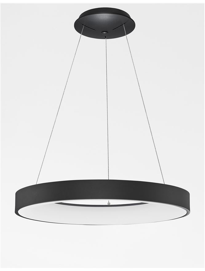 Suspensie de interior Rando Thin - Art. 9453453, Nova Luce, Negru