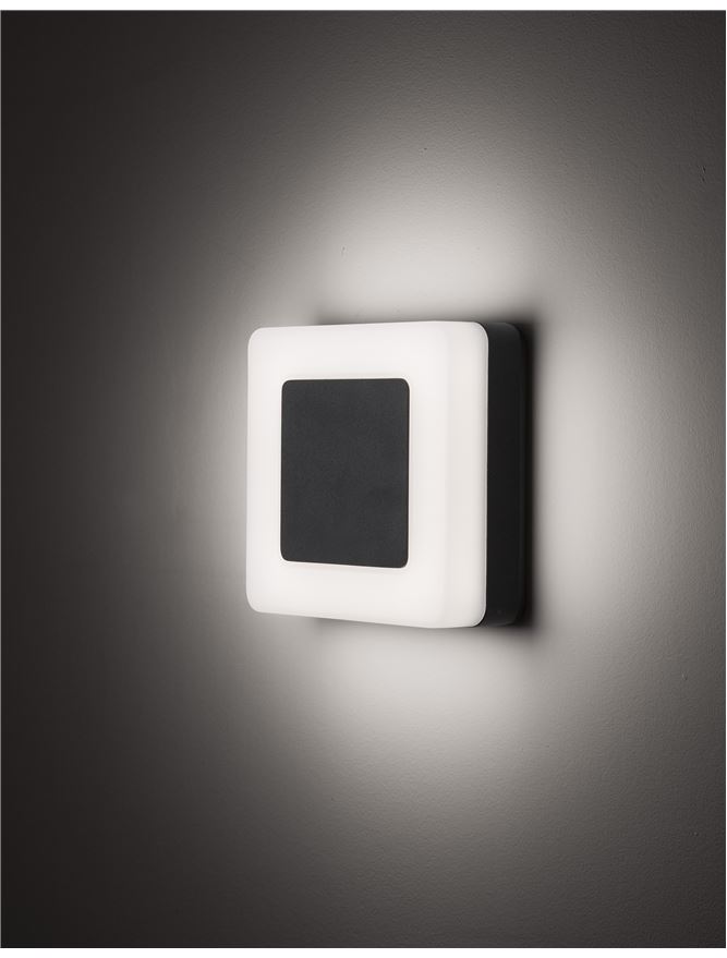 Aplică de exterior Tune - Art. 9529721, Nova Luce, Negru