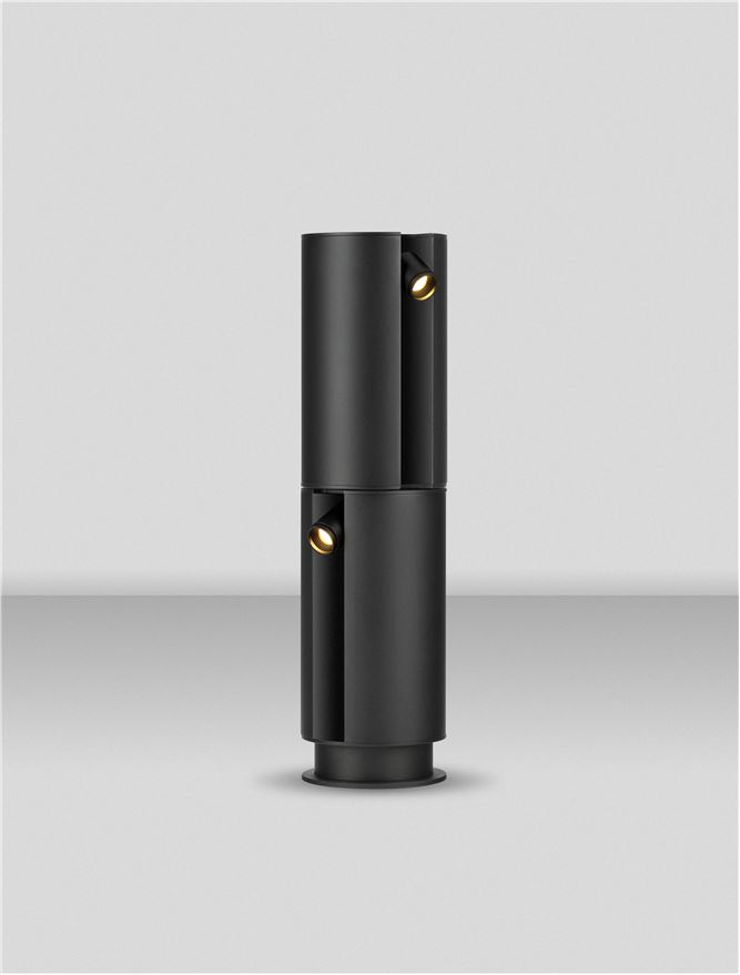 Stâlp de exterior Taglio - Art. 9695506, Nova Luce, Negru