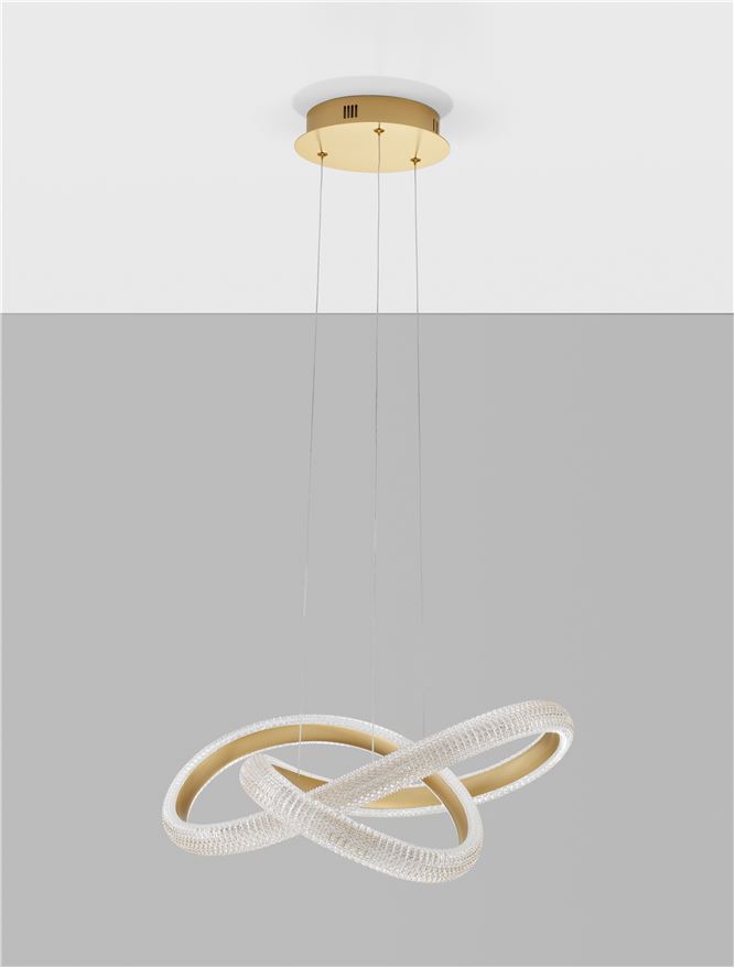 Suspensie de interior Medora - Art. 9748155, Nova Luce, Auriu