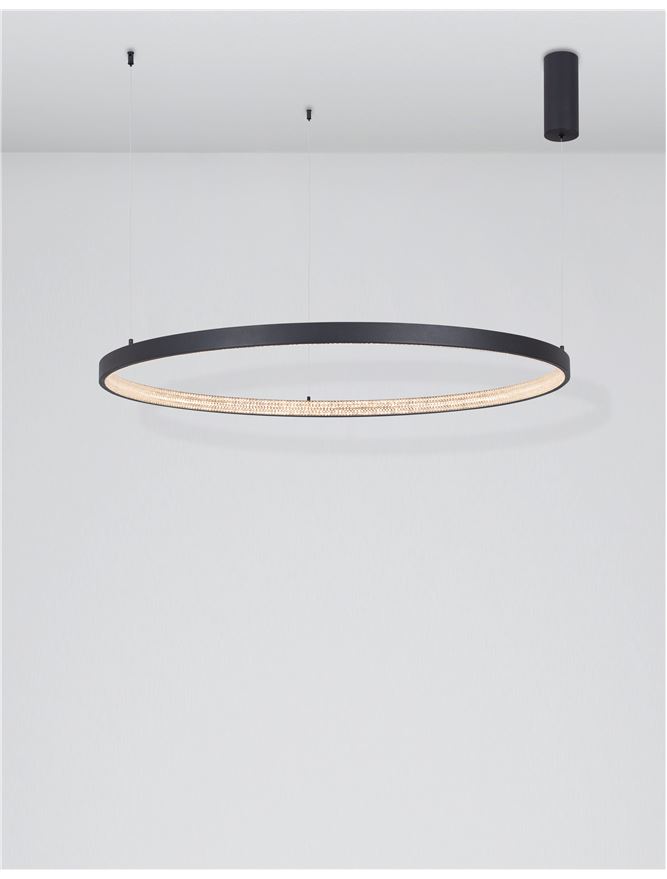 Suspensie de interior Preston - Art. 9865110, Nova Luce, Negru