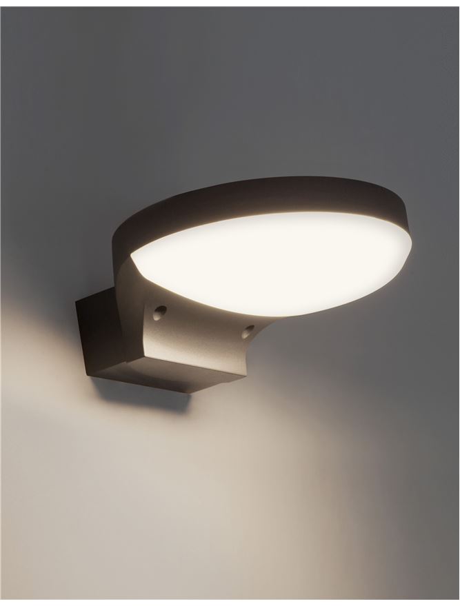 Aplică de exterior Enzi - Art. 9936101, Nova Luce, Gri închis