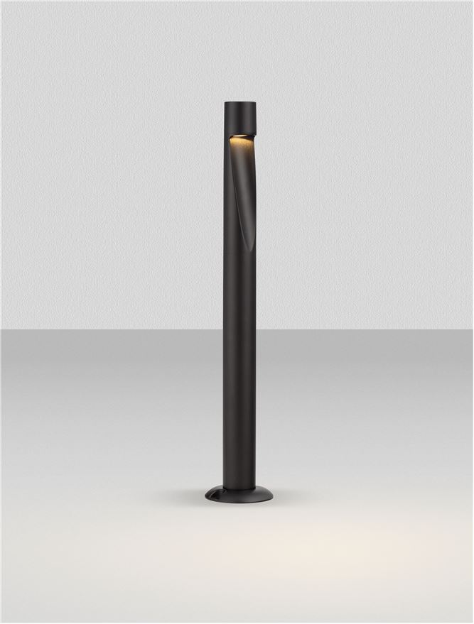 Stâlp de exterior Nooi - Art. 9971467, Nova Luce, Negru