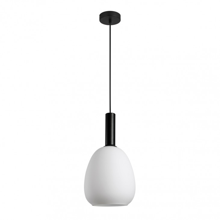 Pendul de interior Gater - Art. PND-23541-1-BK-OP, Italux, Negru/Opal