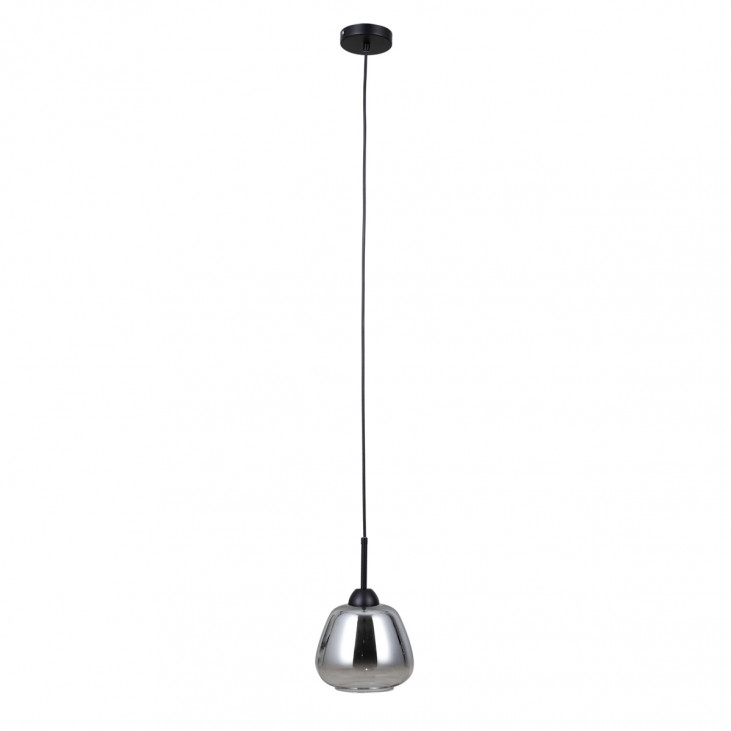 Pendul de interior Felis - Art. PND-40824-1-BK, Italux, Negru/Fumuriu