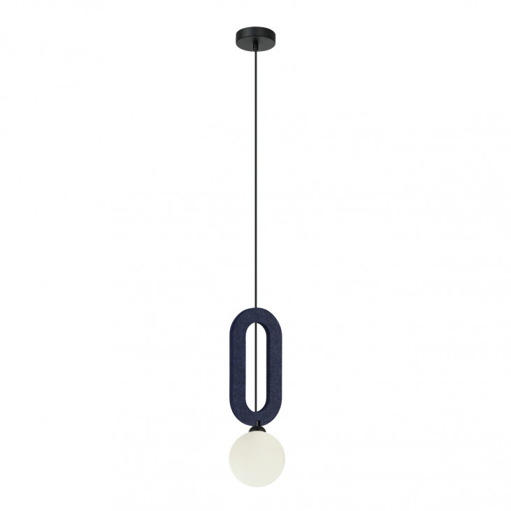 Pendul de interior Masso - Art. PND-59839-1-BLU, Italux, Albastru