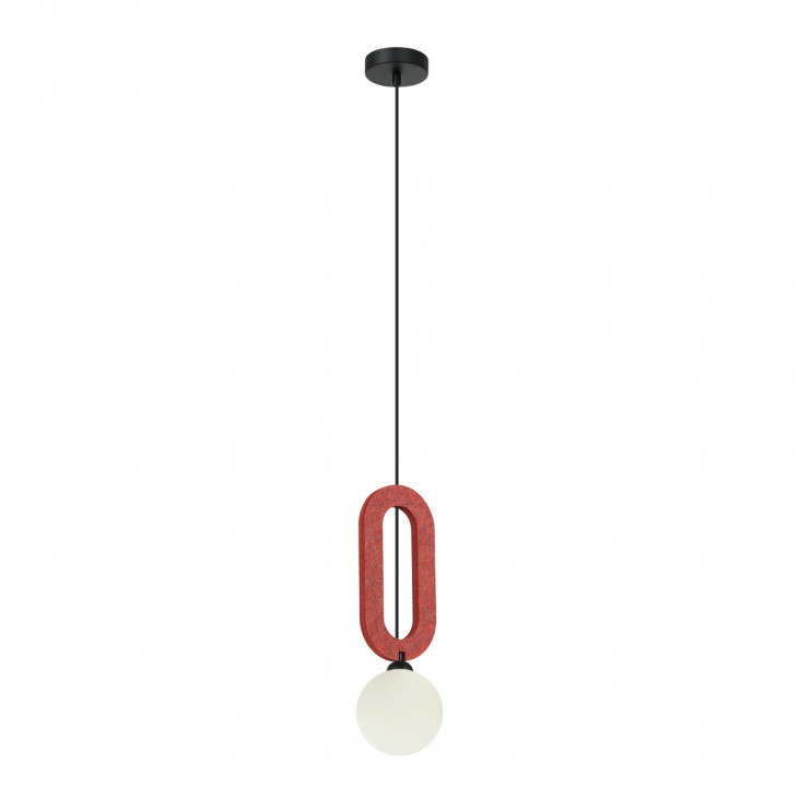Pendul de interior Masso - Art. PND-59839-1-RED, Italux, Roșu