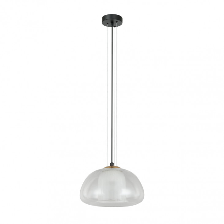 Pendul de interior Feder - Art. PND-61001B-BK, Italux, Negru/Alb