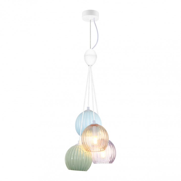 Suspensie de interior Cases - Art. PND-94794-4B-MLTI, Italux, Multicolor
