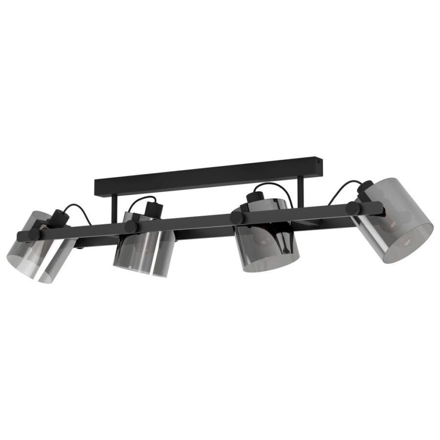 Plafonieră Hornwood - Art. 43671, Eglo, Negru