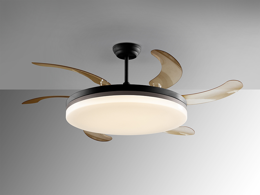 Ventilator VENTO MAXI, dimabil, D80 150 - Art. 168410, Schuller, Negru