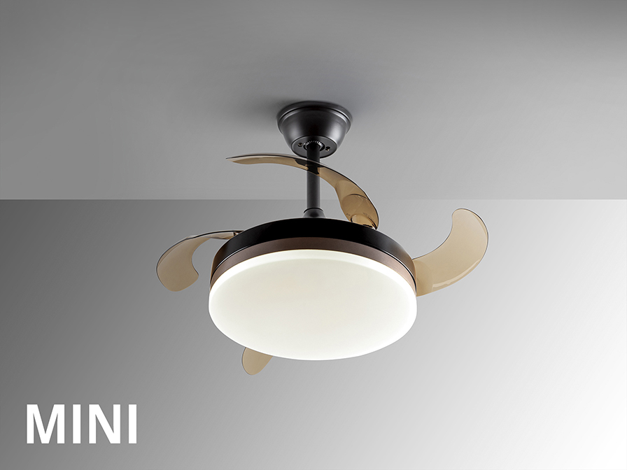 Ventilator VENTO MINI, Ø40, dimabil - Art. 169211, Schuller, Negru