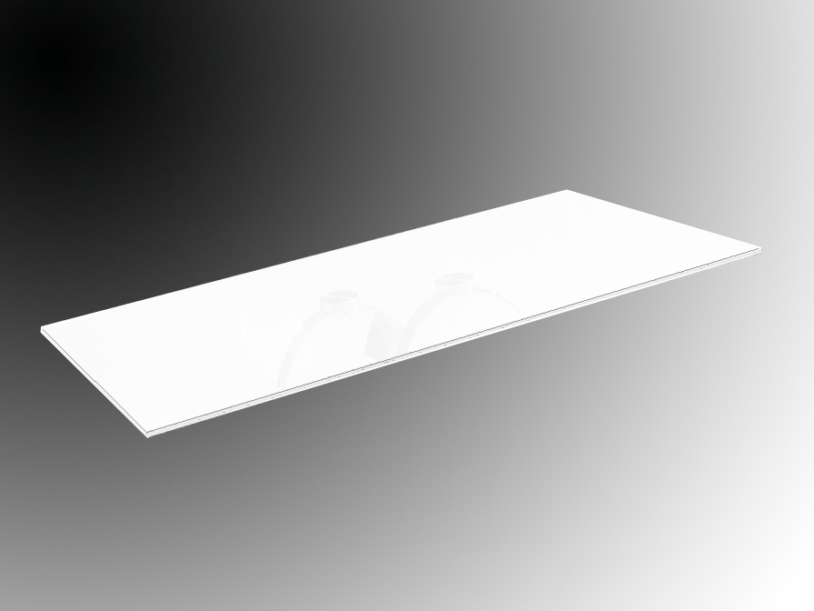 Panou superior de sticlă 90X160 - Art. 2070, Schuller, Alb