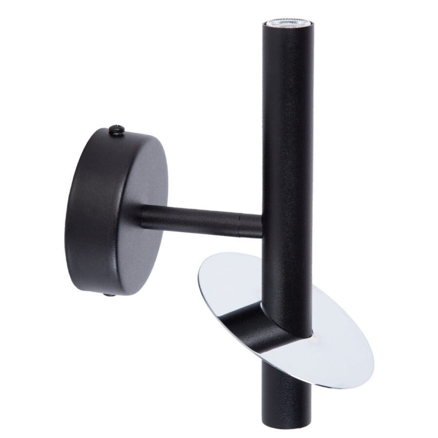 Aplică de interior SOPEL RING 1 - Art. 41237, Sigma, Negru/Argintiu