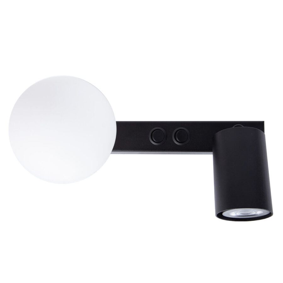 Aplică de interior TAVIRA 1+1 - Art. 41259, Sigma, Negru/Alb