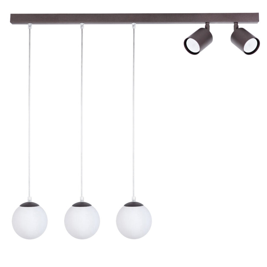 Suspensie de interior TAVIRA 3+2 - Art. 41272, Sigma, Maro/Alb