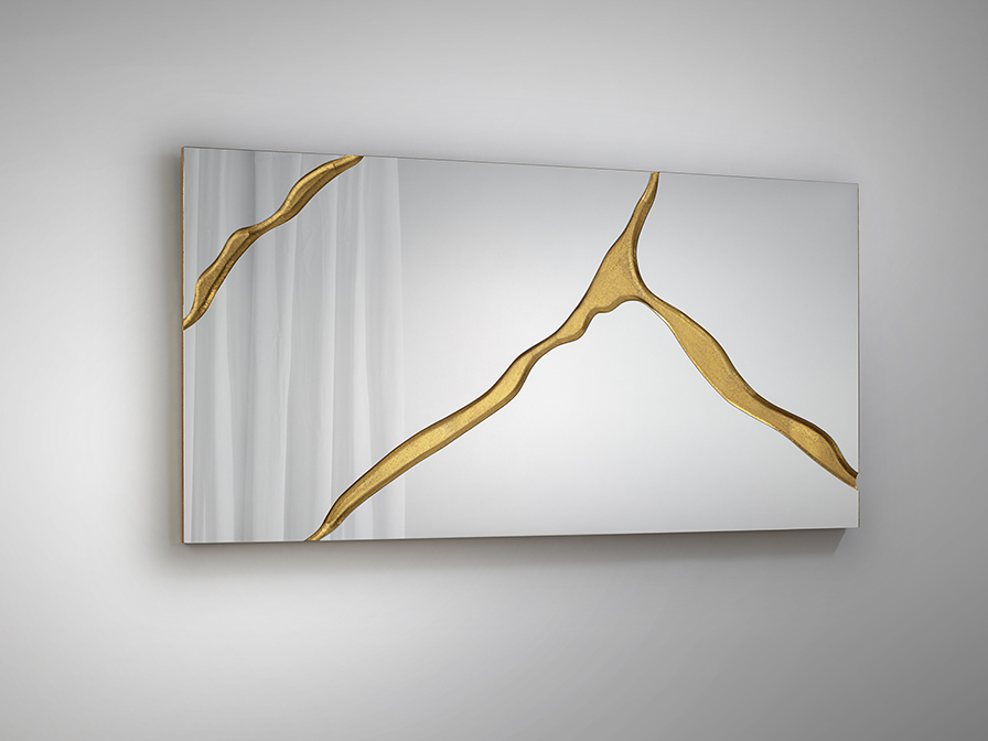 Oglindă SURCOS II, 80X180 - Art. 487474, Schuller, Auriu