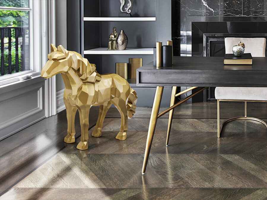 Figurină HORSE - Art. 679466, Schuller, Auriu