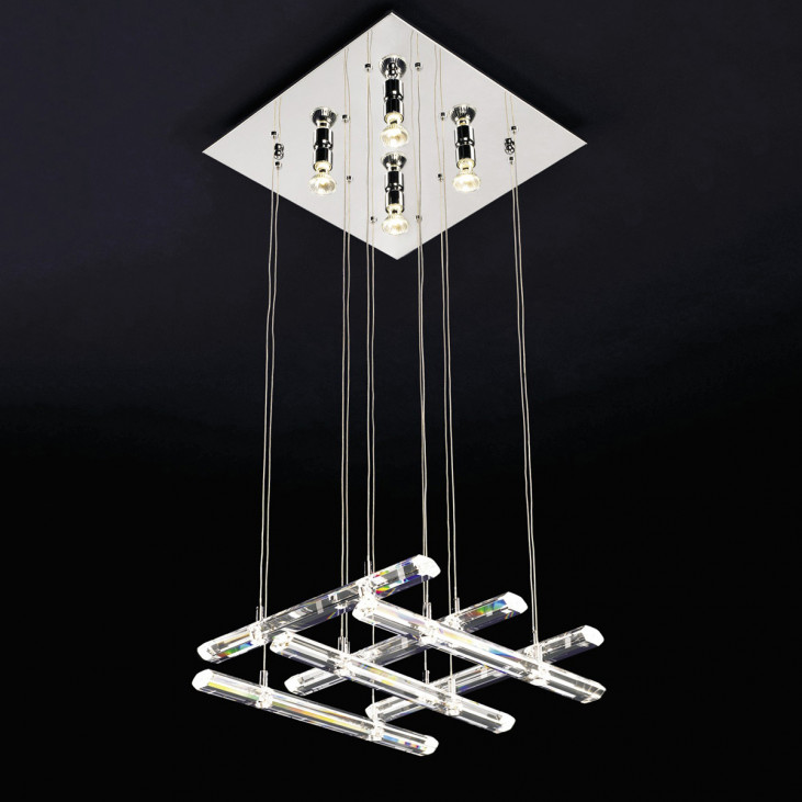 Suspensie de interior Diamond - Art. MD8103-16B3, Italux, Crom