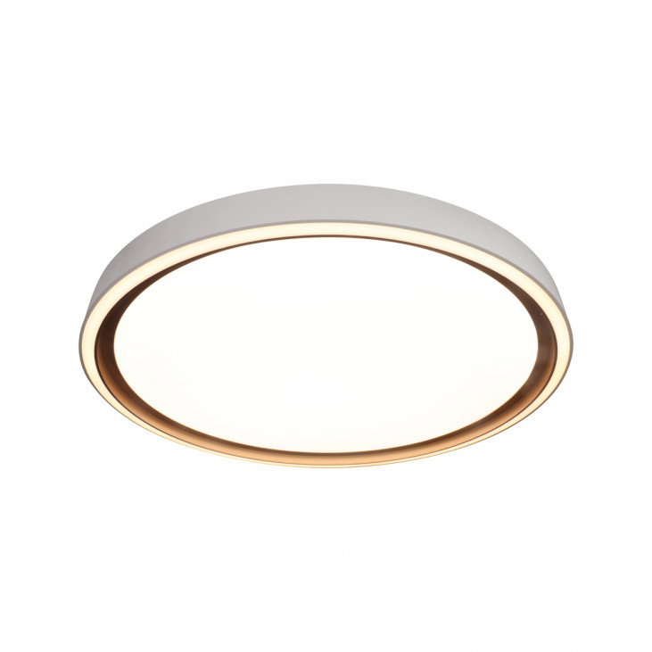 Plafonieră de interior Rende - Art. PLF-63728-3K4K6K-GD-WH-SL, Italux, Alb/Auriu