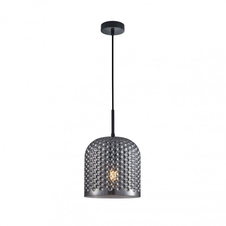 Pendul de interior Renti - Art. PND-25205-1L-BK-SG, Italux, Negru/Fumuriu