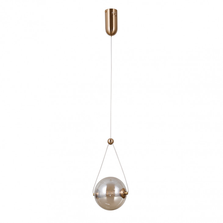 Pendul de interior Rastia - Art. PND-34361-S-HBR-AMB, Italux, Auriu/Chihlimbar