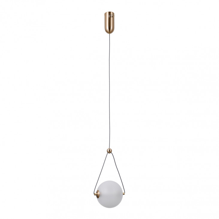Pendul de interior Rastia - Art. PND-34361-S-HBR-OPAL, Italux, Auriu/Opal