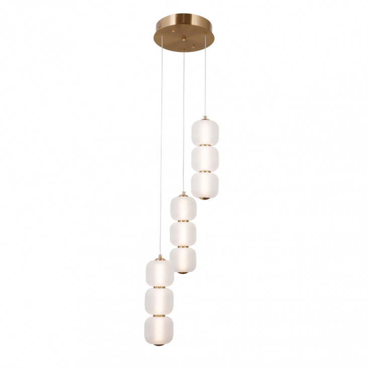 Suspensie de interior Ganti - Art. PND-34362-9-HBR-OPAL, Italux, Auriu/Opal