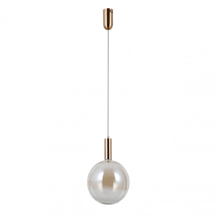 Pendul de interior Strela - Art. PND-34378-1L-HBR, Italux, Auriu/Chihlimbar